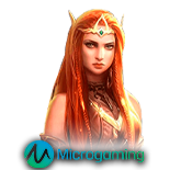 Microgaming slots logo for iconic and rewarding slot games